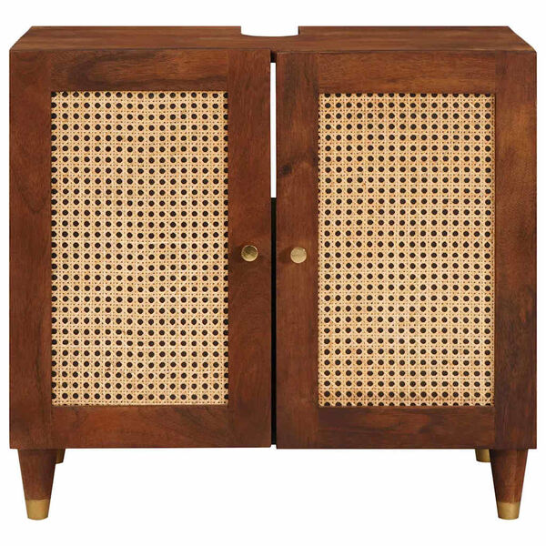 vidaXL Valamukapp riiuliga uksega Pruun 62 x 33 x 58 cm Tehispuit