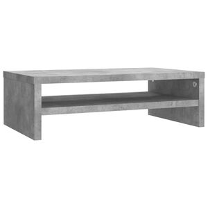 vidaXL monitorialus, betoonhall, 42 x 24 x 13 cm, tehispuit