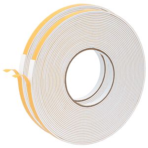 vidaXL Iselihkuv vahtlint 2 pcs Valge 10mm x 10m CR Vaht