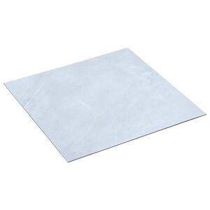 vidaXL P&otilde;randaplaadid 55 pcs Valge 5,11 m&sup2; PVC
