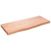 vidaXL vannitoa tasapind, helepruun, 100 x 40 x (2-6) cm, t&auml;ispuit