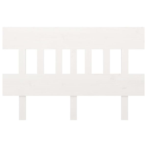 vidaXL voodipeats, valge 138,5x3x81 cm m&auml;nnipuit