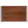 vidaXL kaubaaluste &auml;&auml;red 3 tk, pruun, 100x50 cm, toekas m&auml;nnipuit
