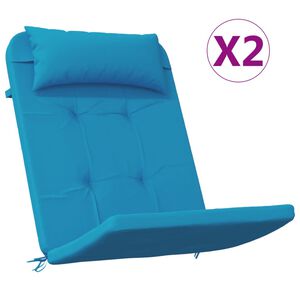 vidaXL Adirondack toolipadjad 2 tk, helesinine, oxford kangas