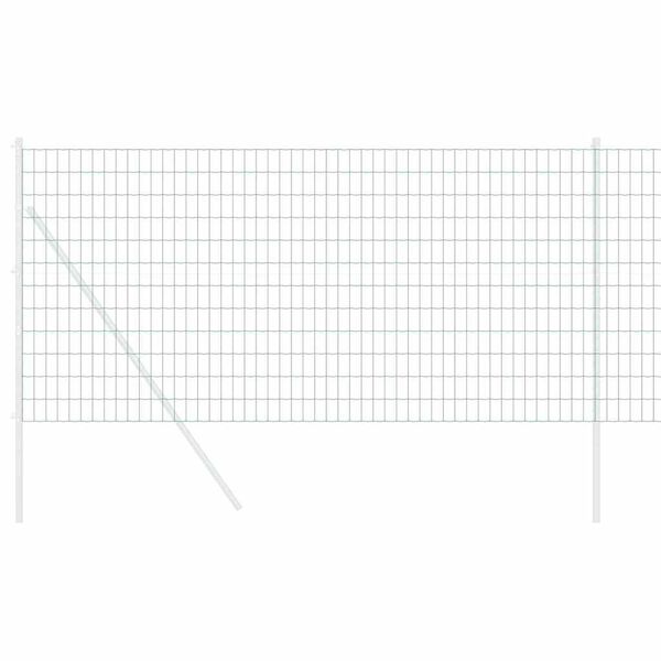 vidaXL Euroopa aed Roheline 1,4 x 10 m PVC-kaetud raud