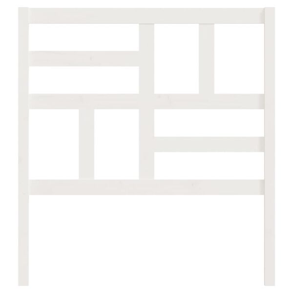 vidaXL voodipeats, valge, 96 x 4 x 104 cm, m&auml;nnipuit