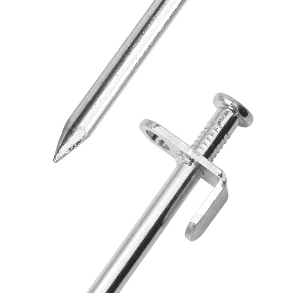 vidaXL telgivaiad 24 tk, 19,5 cm 8 mm, tsingitud teras