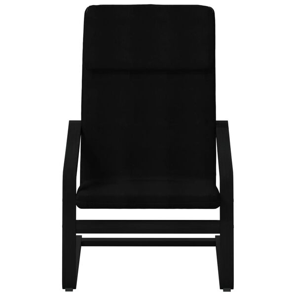 vidaXL puhketool jalapingiga, must, kangas