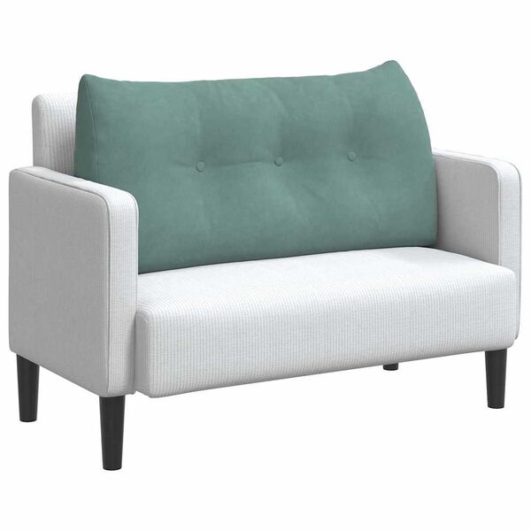 vidaXL Seljatugi padi Mere Roheline 100 x 24 x 50 cm Samet