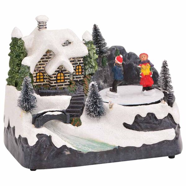 vidaXL Jõulud Laud Mitmevärviline 16 x 11.5 x 13 cm Plastmass