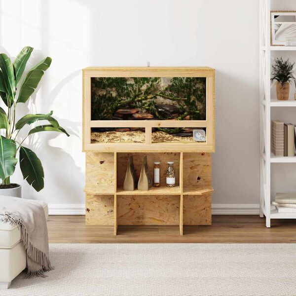 vidaXL Terrariumi alus Pruun 80 x 50 x 50 cm OSB