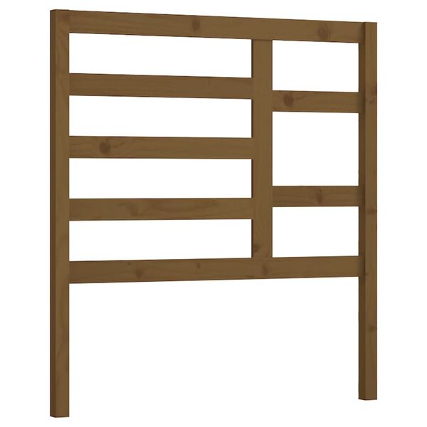 vidaXL voodipeats, meepruun, 106 x 4 x 104 cm, männipuit