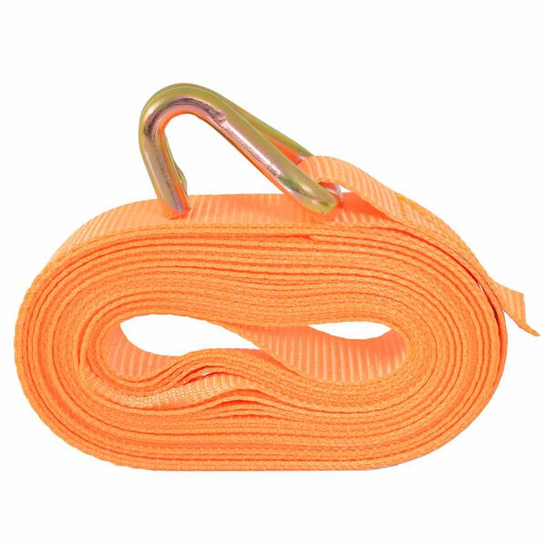 vidaXL pingutitega koormarihmad 4 tk 0,4 tonni 6 m x 25 mm, oranž