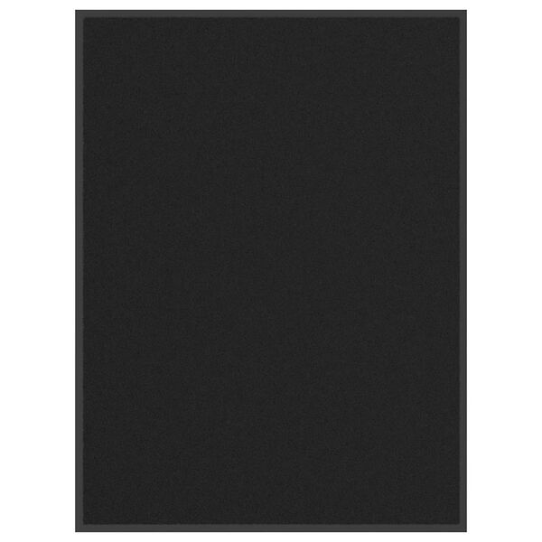 vidaXL uksematt, must, 90 x 120 cm