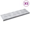 vidaXL Astme katte 5 pcs H&otilde;bedane 60 x 18 x 2,5 cm Alumiinium