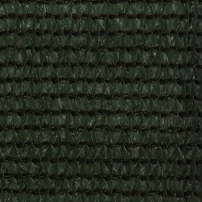 vidaXL rõdusirm, tumeroheline, 75 x 600 cm, HDPE