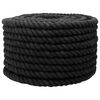 vidaXL Puuvillane K&ouml;is 20 mm 25 m Must 100% puuvill