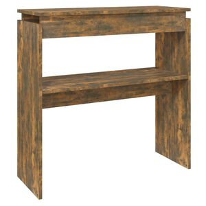 vidaXL konsoollaud, suitsutatud tamm, 80x30x80 cm, tehispuit