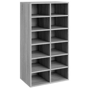 vidaXL kingakapp, hall Sonoma tamm, 54 x 34 x 100,5 cm, tehispuit