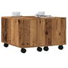 vidaXL diivanilaud Old Wood 60x60x38 cm Engineered Wood
