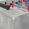 vidaXL Foosball laud BetoonHall 125 x 60,5 x 80 cm Tehispuit