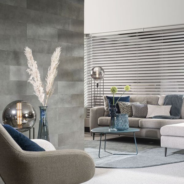 WallArt nahast seinapaneelid "Connaught", varjuline hall, 16 tk