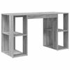 vidaXL Laud riiuliga Hall Sonoma 130 x 50.5 x 75 cm Tehispuit
