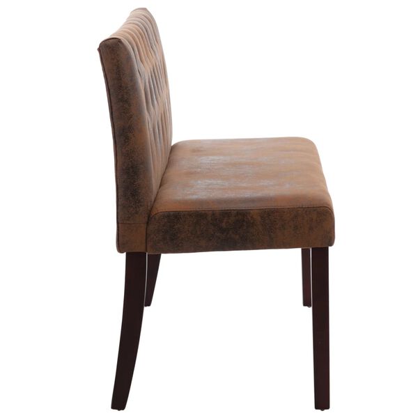 vidaXL pink 148,5 cm, pruun, kunstseemisnahk