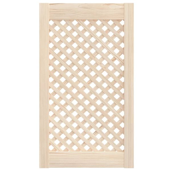 vidaXL kapiuksed, võrega disain 2 tk, 39,5 x 69 cm, männipuit