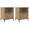 vidaXL &Ouml;&ouml;lambi kapp 2 pcs k&auml;sit&ouml;&ouml;tamm 49 x 36 x 61 cm Tehispuit