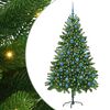vidaXL J&otilde;ulupuu koos 300 LED-iga koos alusega Roheline 180 cm PE