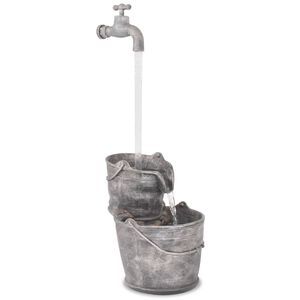 vidaXL purskkaev kraani ja ämbritega, polüvaigust