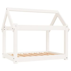 vidaXL koeravoodi, valge, 81x60x70 cm, m&auml;nnipuit