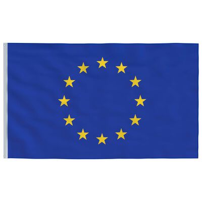 vidaXL Euroopa Liidu lipp ja lipumast, alumiinium, 6,2 m
