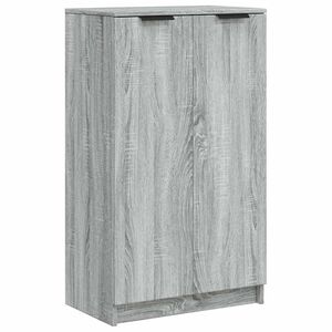 vidaXL jalatsikapp, hall Sonoma tamm, 59x35x100 cm, tehispuit