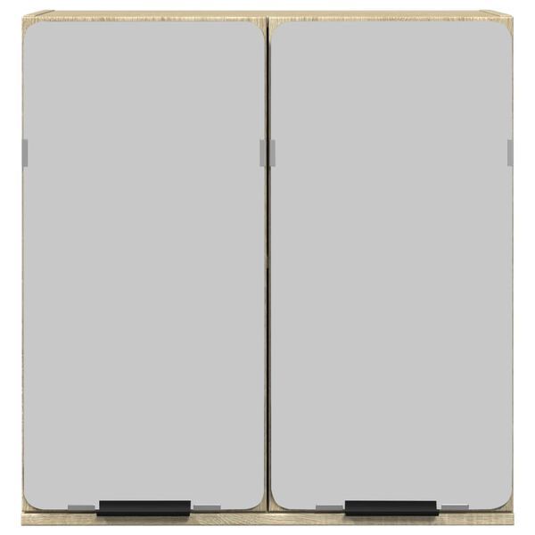 vidaXL vannitoa peegelkapp, Sonoma tamm, 64,5 x 20 x 66,5 cm tehispuit