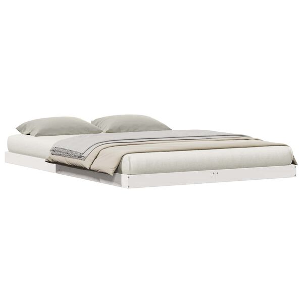 vidaXL P&otilde;randavoodiraam Valge 213.5 x 104 x 9 cm Tahke m&auml;nd