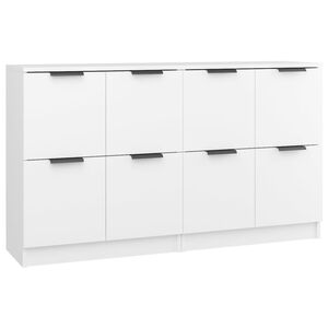 vidaXL puhvetkapid 2 tk, valge, 60 x 30 x 70 cm, tehispuit