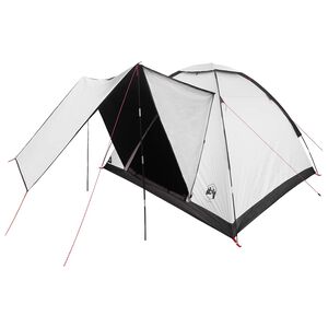 vidaXL Telkimise telk katusega Valge Mustate 275 x 215 x 125 cm
