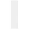 vidaXL seina telerikapp, valge, 37 x 37 x 142,5 cm, tehispuit