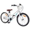 vidaXL Laste Bike 18 Tolli 5-7 aastastele Valge