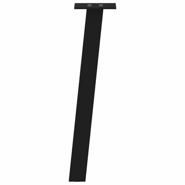 vidaXL kohvilaua jalad 4 tk mustad 30 cm terasest