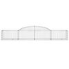 vidaXL kaarekujulised gabioonkorvid 25 tk, 300 x 50 x 40/60 cm, raud