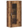 vidaXL Puidust kapp ladustamisega Vana puit 50 x 29 x 100 cm Tehispuit