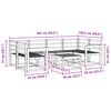 vidaXL V&auml;li diivanikomplekt 7 pcs Neutraalne Tugev akatsiapuu