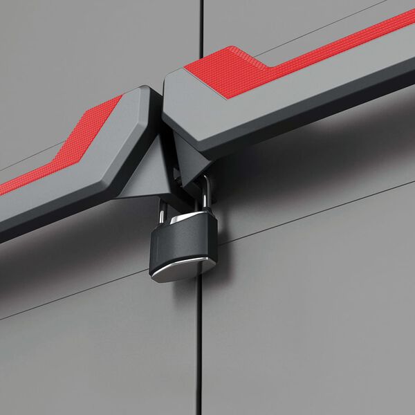 Keter mitmeotstarbeline hoiukapp Stilo, hall ja must, 173 cm