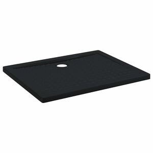 vidaXL Du&scaron;i alusplaat t&auml;ppidega 100 x 80 x 4 cm ABS Must