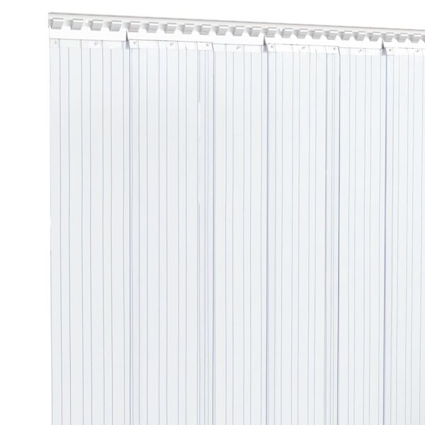 vidaXL uksekardin, l&auml;bipaistev, 200 mm x 1,6 mm 50 m, PVC