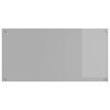 vidaXL K&ouml;gi Splashback 2 pcs Helehall 120 x 60 cm karastatud klaas