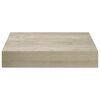 vidaXL seinariiulid, 4 tk, tammev&auml;rvi, 23 x 23,5 x 3,8 cm MDF